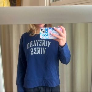 Vinyerd Vines Navy Crewneck